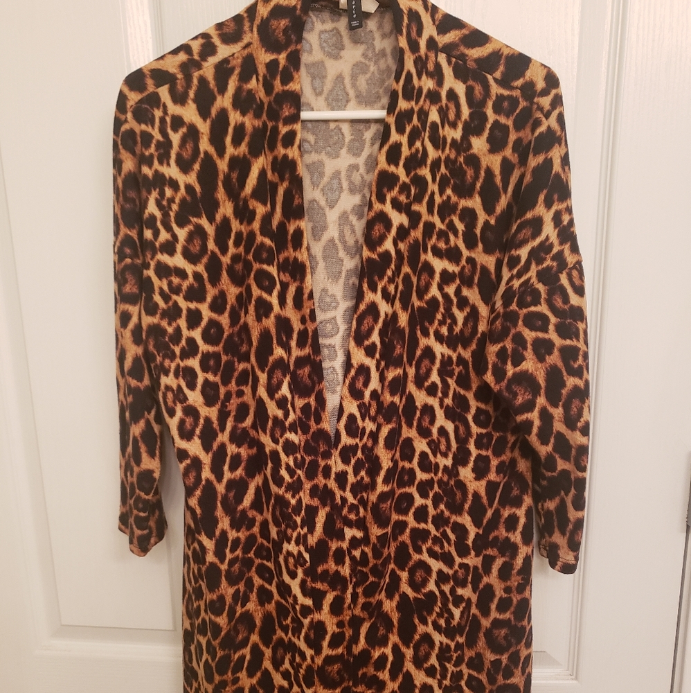 Leopard cartigan